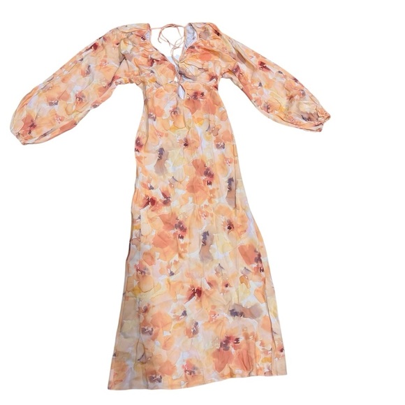 Significant Other Libby Midi Dress in Painted
Poppy Yellow NEW - Picture 7 of 12